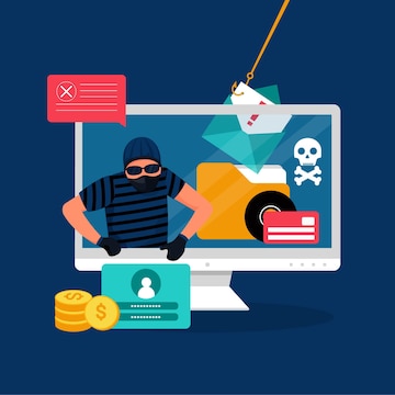 Free Vector | Phishing account concept