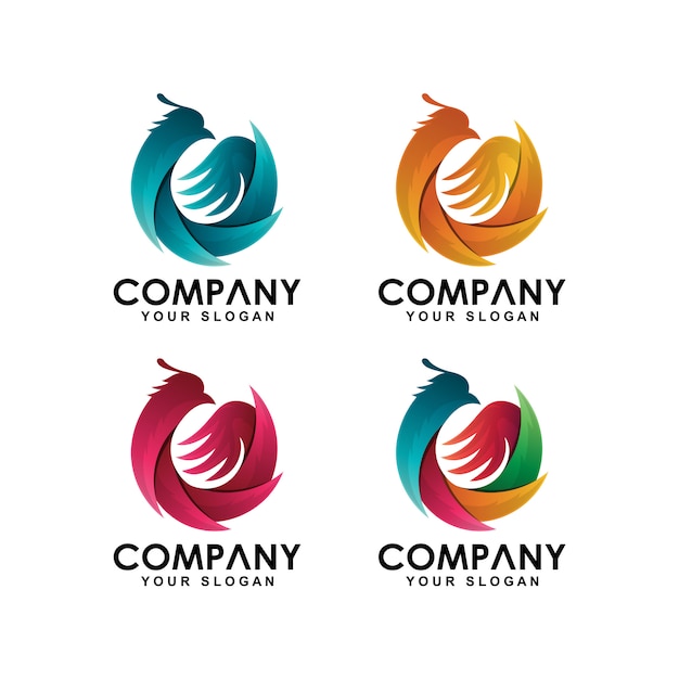 Download Free Phoenix Bird Logo Collection Premium Vector Use our free logo maker to create a logo and build your brand. Put your logo on business cards, promotional products, or your website for brand visibility.
