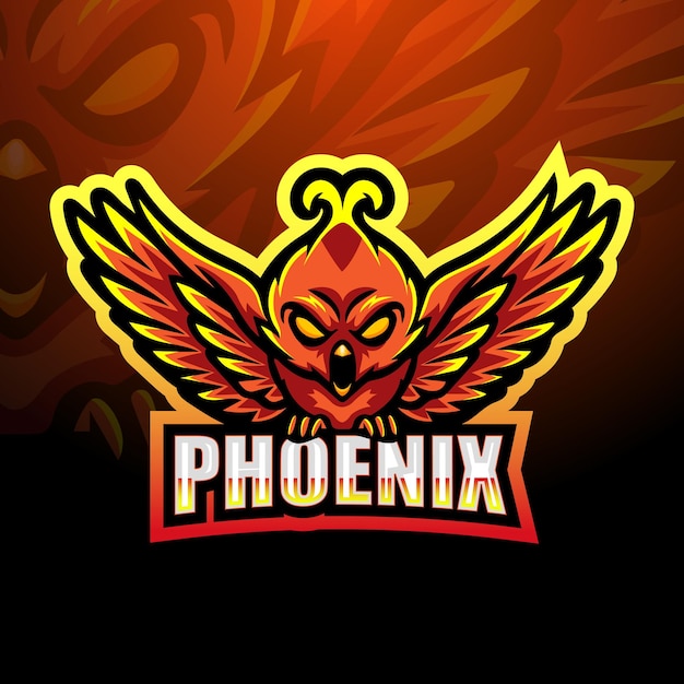 Premium Vector | Phoenix mascot illustration