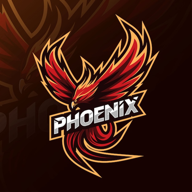 Download Free Phoenix Mascot Logo Esport Design Premium Vector Use our free logo maker to create a logo and build your brand. Put your logo on business cards, promotional products, or your website for brand visibility.