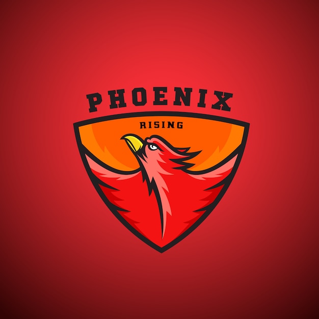 Download Free Phoenix Rising Logo Template Flying Fire Bird Illustration In A Use our free logo maker to create a logo and build your brand. Put your logo on business cards, promotional products, or your website for brand visibility.