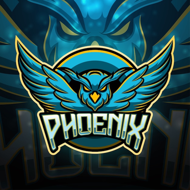 Premium Vector | Phoenix sport mascot logo design