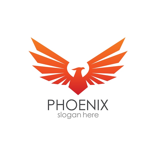 Download Vector Phoenix Bird Logo PSD - Free PSD Mockup Templates