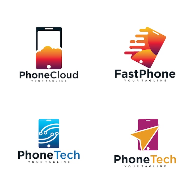 Download Mobile Phone Logo Vector PSD - Free PSD Mockup Templates