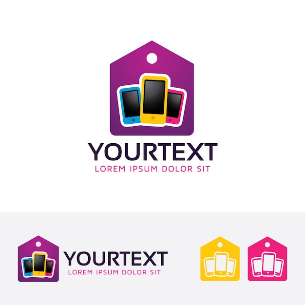 Download Free Phone Shop Vector Logo Template Premium Vector Use our free logo maker to create a logo and build your brand. Put your logo on business cards, promotional products, or your website for brand visibility.