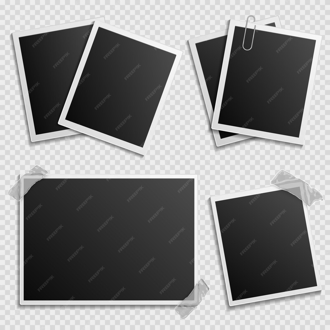 premium-vector-photo-frames-set-digital-photo-frames