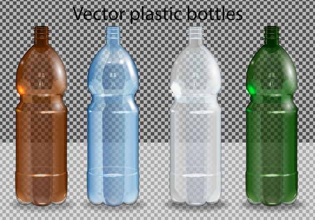 写真のリアルな瓶のイラスト プレミアムベクター