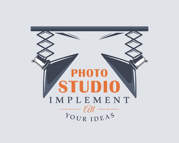Premium Vector | Photo studio logo.