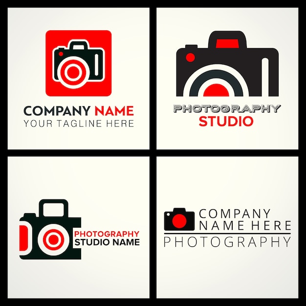 Download Photo studio logos pack Vector | Free Download