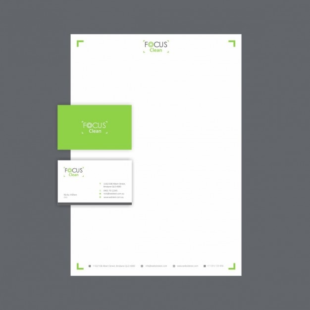 Photography business card and letterhead