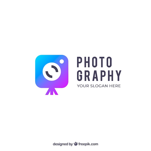 Download Free Photography Logo With Gradient Colors Free Vector Use our free logo maker to create a logo and build your brand. Put your logo on business cards, promotional products, or your website for brand visibility.