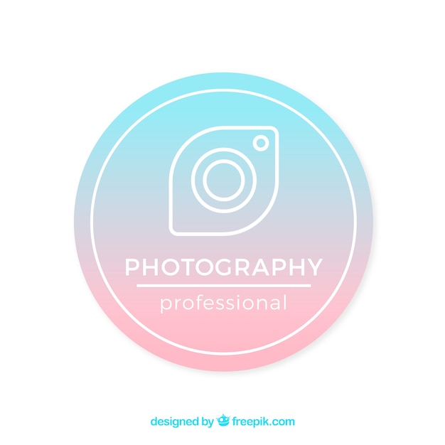 Download Free Photography Logo With Gradient Colors Free Vector Use our free logo maker to create a logo and build your brand. Put your logo on business cards, promotional products, or your website for brand visibility.