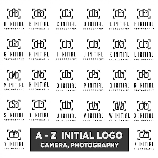 Download Free Photography Logo With Letter Collection Vector Design Premium Vector Use our free logo maker to create a logo and build your brand. Put your logo on business cards, promotional products, or your website for brand visibility.