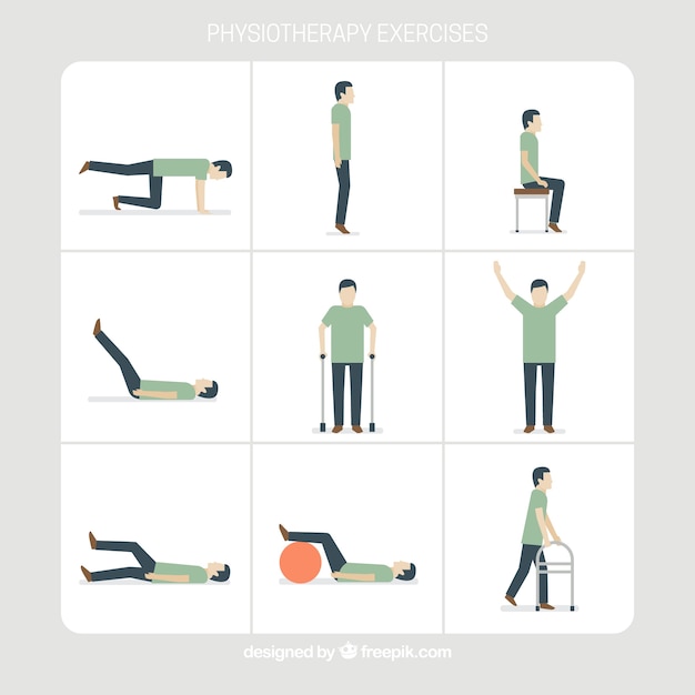 Physiotherapy exercise collection