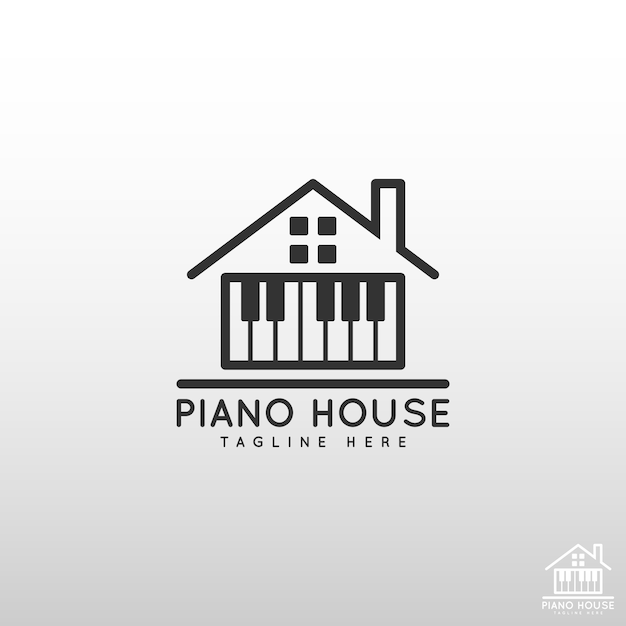 Download Free Piano House Logo Music Education Logo Premium Vector Use our free logo maker to create a logo and build your brand. Put your logo on business cards, promotional products, or your website for brand visibility.