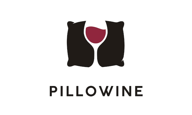 Download Free Pillow And Wine Logo Design Inspiration Premium Vector Use our free logo maker to create a logo and build your brand. Put your logo on business cards, promotional products, or your website for brand visibility.