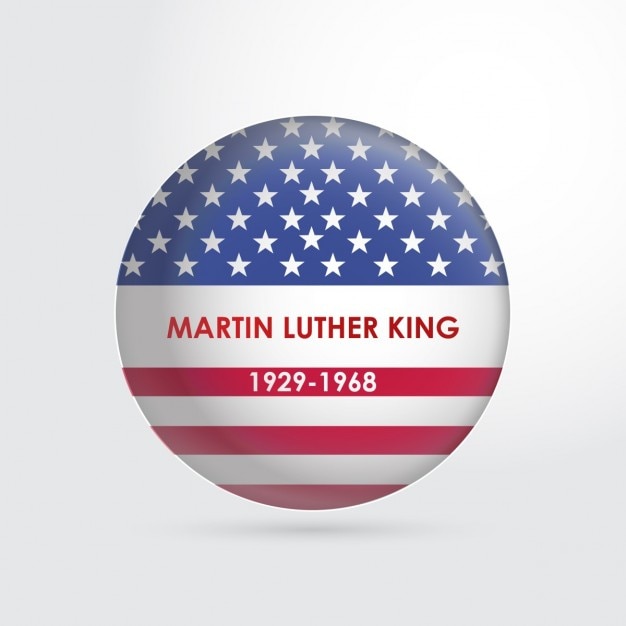 Download Pin button for martin luther king jr. day Vector | Free ...