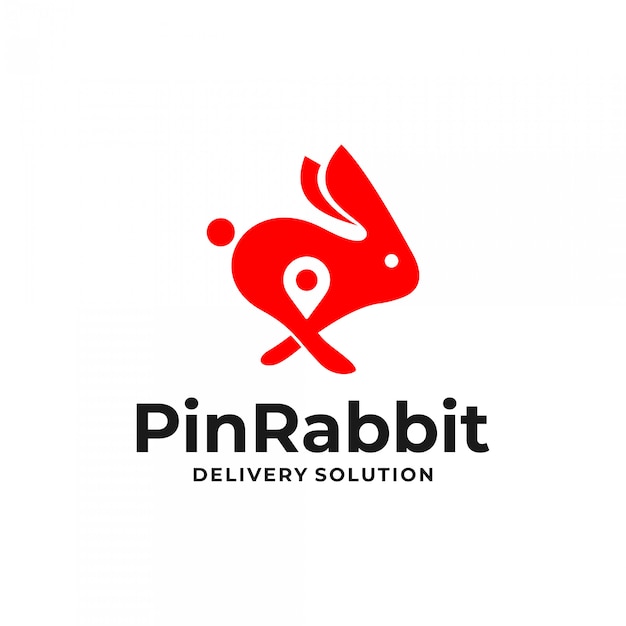 Download Free Pin Rabbit Logo Concept Premium Vector Use our free logo maker to create a logo and build your brand. Put your logo on business cards, promotional products, or your website for brand visibility.