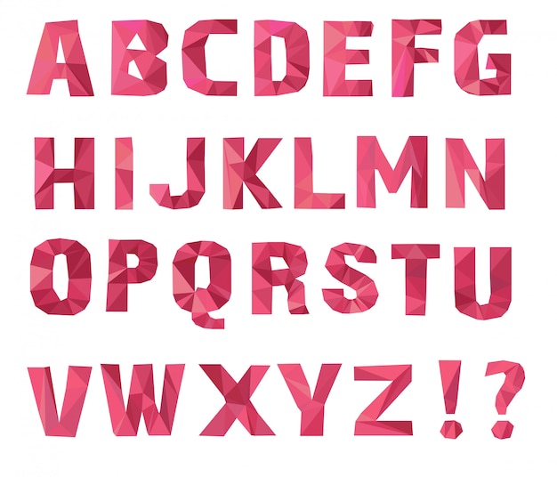 premium-vector-pink-alphabet