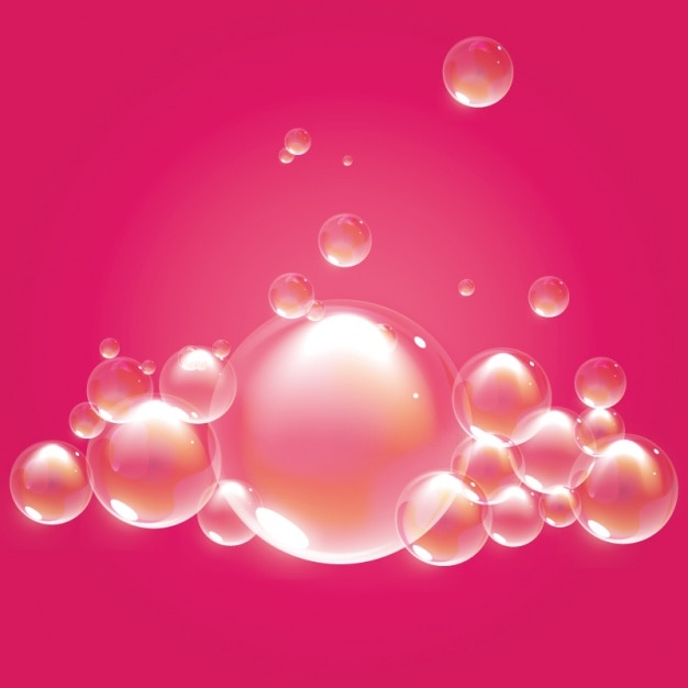 Free Vector | Pink background with bubbles