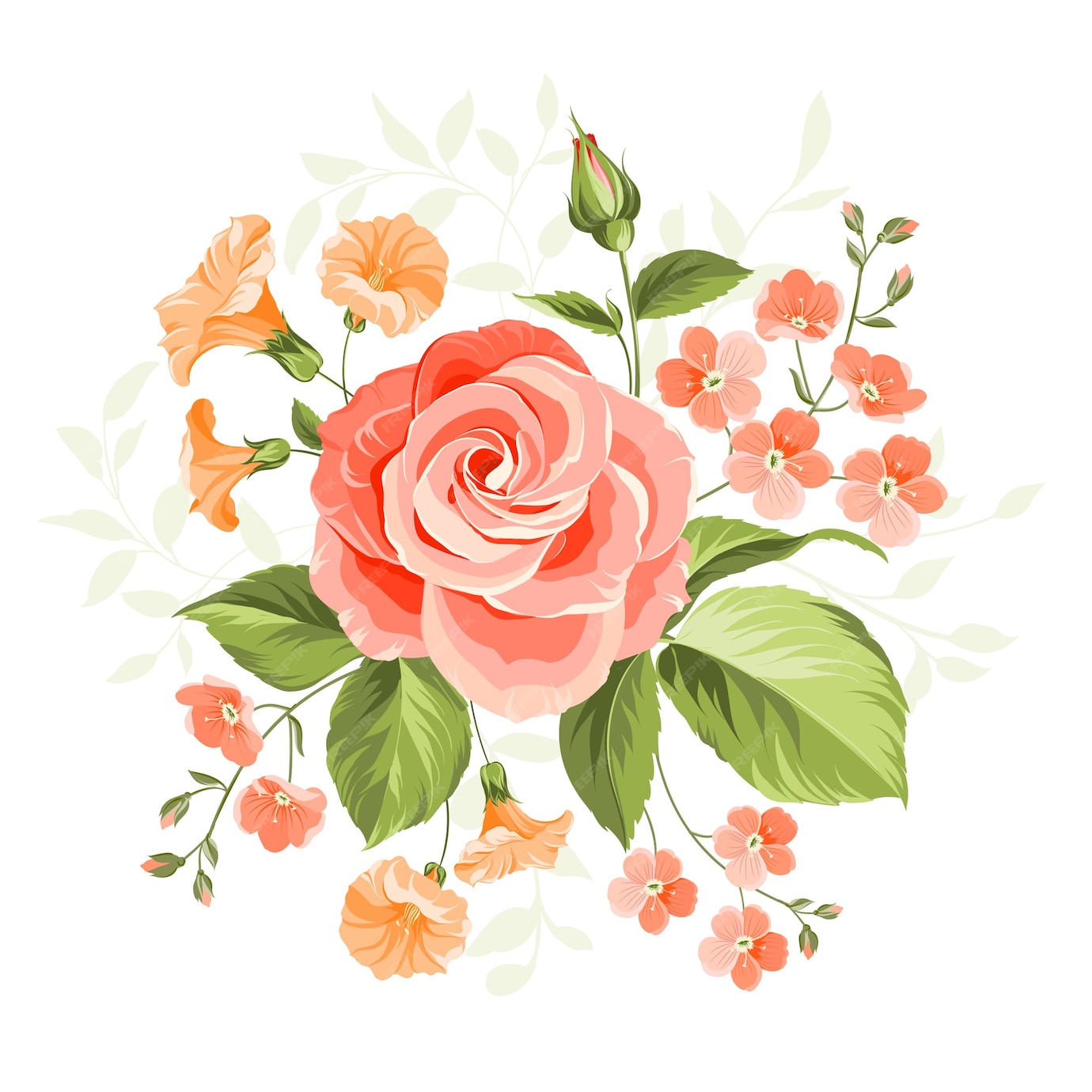 free rose illustration download