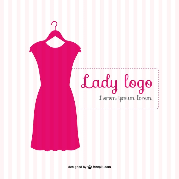 Download Free Pink Dress Logo Free Vector Use our free logo maker to create a logo and build your brand. Put your logo on business cards, promotional products, or your website for brand visibility.