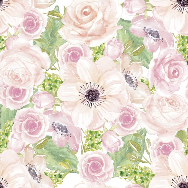 Premium Vector | Pink flowers background