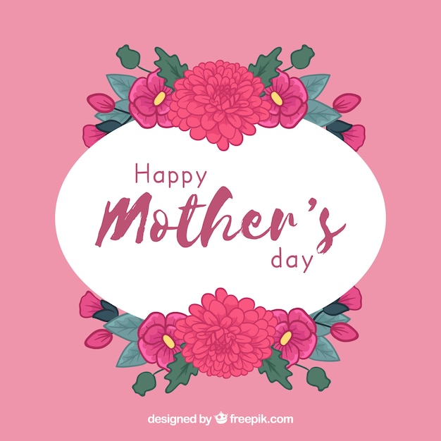 Pink mothers day background