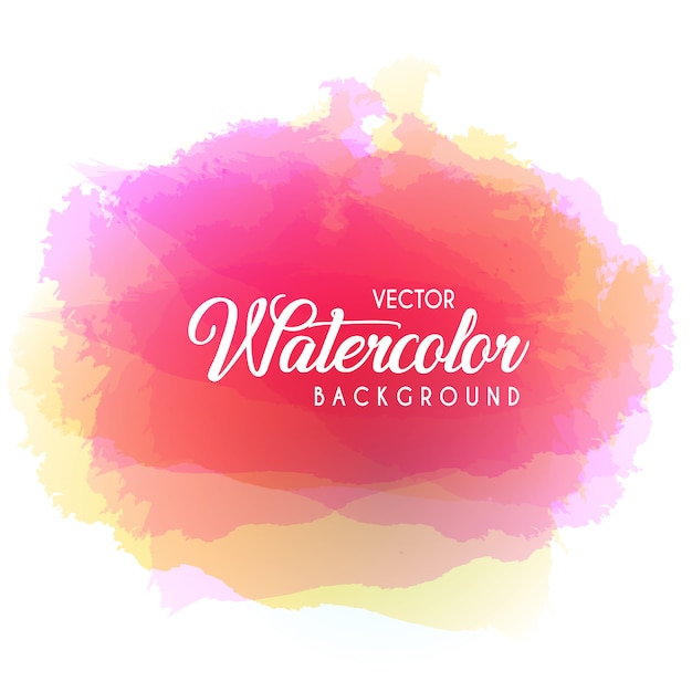 Premium Vector | Pink and orange watercolor background