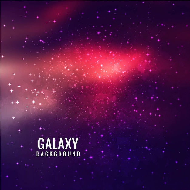 Premium Vector | Pink and purple galaxy background