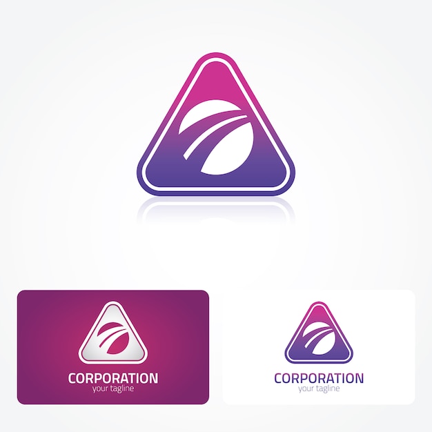 Download Free Pink And Purple Triangle Logo Design Free Vector Use our free logo maker to create a logo and build your brand. Put your logo on business cards, promotional products, or your website for brand visibility.