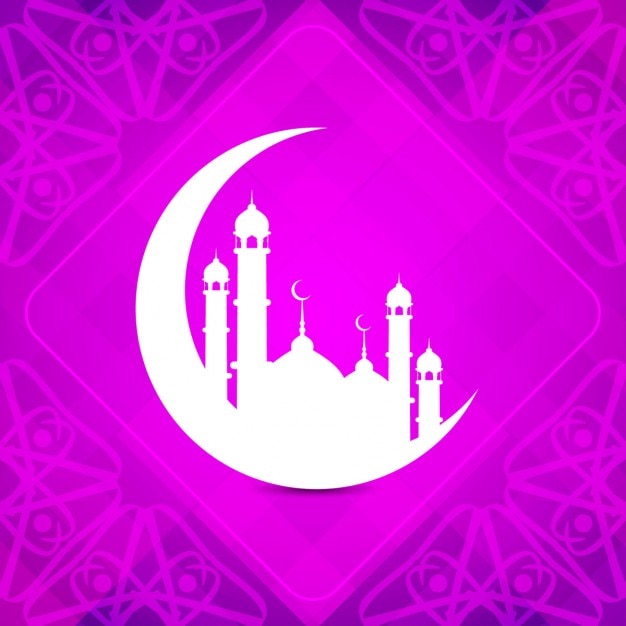 Pink ramadan background Vector | Free Download