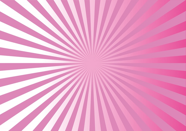 Premium Vector Pink Sunburst Background