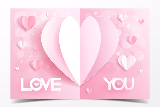 Download Free Free Vector Pink Valentine Card Template Decorated With Heart Use our free logo maker to create a logo and build your brand. Put your logo on business cards, promotional products, or your website for brand visibility.