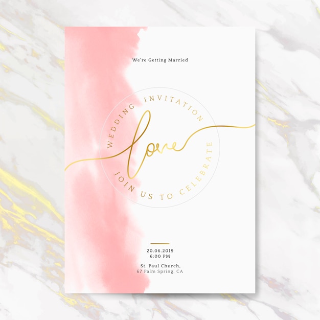 Download Free Pink Wedding Invitation Card Vector Free Vector Use our free logo maker to create a logo and build your brand. Put your logo on business cards, promotional products, or your website for brand visibility.