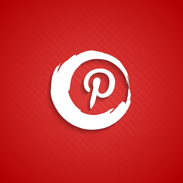 Download Free Vector | Pinterest icon design