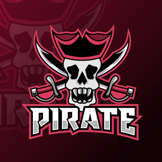Download Free Pirate Rebel Mascot Gaming Logo King Ocean Black Hat And Sword Use our free logo maker to create a logo and build your brand. Put your logo on business cards, promotional products, or your website for brand visibility.