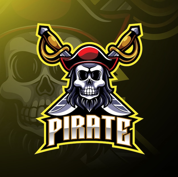 Premium Vector Pirates Mascot Gaming Logo