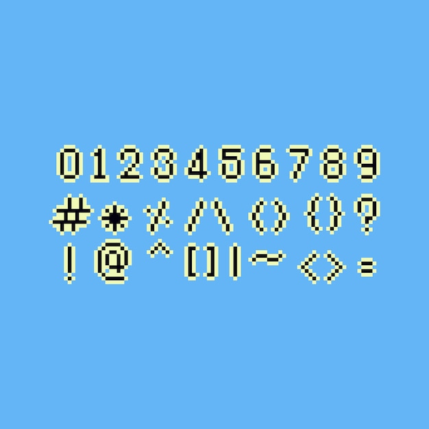 Number Blocks Pixel Art