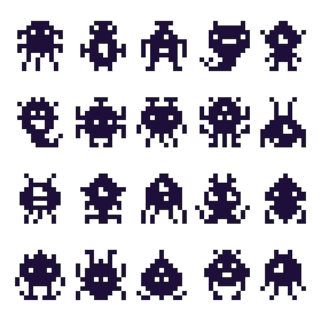 space invaders retro game