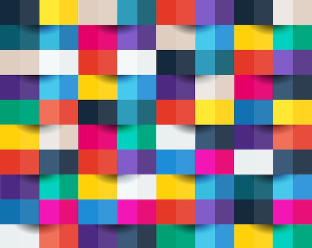 Premium Vector | Pixel colorful abstract background