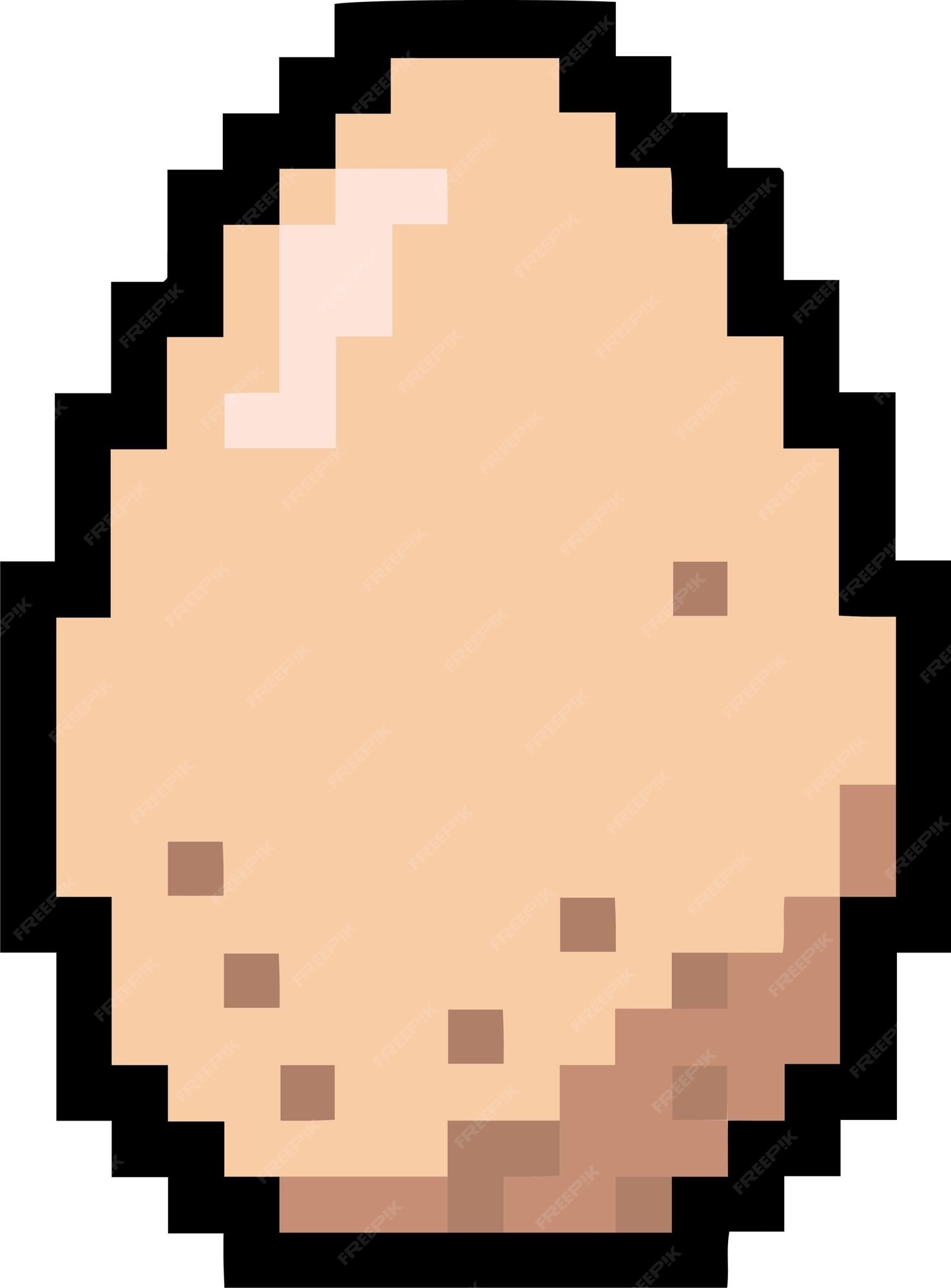 Premium Vector Pixel Egg Vector Illustration Icon Art