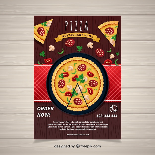Pizza delivery poster