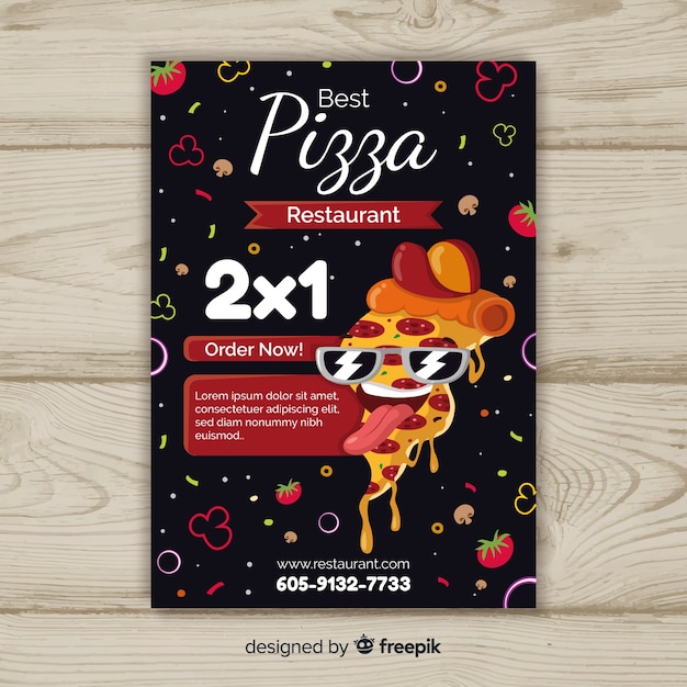 free-vector-pizza-flyer-template