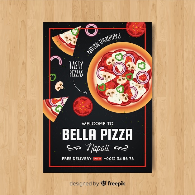 free-vector-pizza-flyer-template