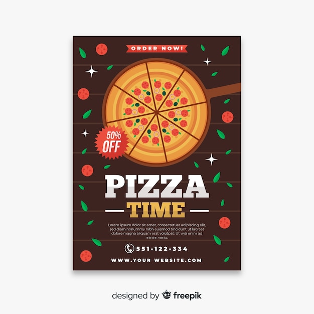free-vector-pizza-flyer-template