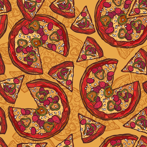 Pizza pattern design