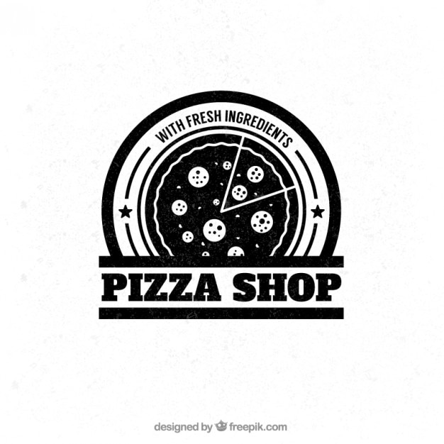Pizza shop badge