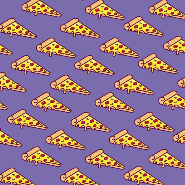 Premium Vector | Pizza slices background