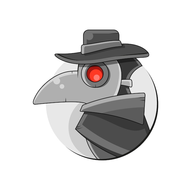 Premium Vector | Plague doctor mask suitable